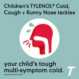 Children's Tylenol Cold + Cough + Runny Nose, Acetaminophen, Grape, 4 FL OZ, thumbnail image 3 of 8