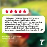 Children's Tylenol Dye-Free Acetaminophen Oral Suspension, Cherry, thumbnail image 3 of 15
