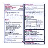 Children‘s Benadryl Allergy Plus Congestion Liquid, Grape, 4 fl. oz, thumbnail image 3 of 15