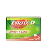 Zyrtec-D 12 Hour Allergy Medicine & Nasal Decongestant Tablets, thumbnail image 1 of 10