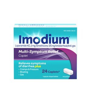 Imodium, Multi-Symptom Relief Anti-Diarrheal Caplets, 24 Ct , CVS