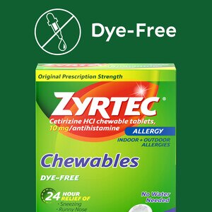 Zyrtec 24 Chewables, Cetirizine HCl, 24 CT | Pick Up Store TODAY at CVS