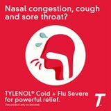 Tylenol Cold + Flu Severe Caplets, 24CT, thumbnail image 4 of 9