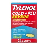 Tylenol Cold + Flu Severe Caplets, 24CT, thumbnail image 5 of 9