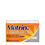 Motrin IB Liquid Gels 200 MG Ibuprofen Capsules, thumbnail image 1 of 15