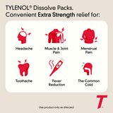Tylenol Extra Strength Acetaminophen Dissolve Packs, Berry, thumbnail image 3 of 8