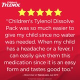 Children's Tylenol Acetaminophen Dissolve Packets, Wild Berry, thumbnail image 2 of 15