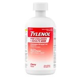 Tylenol Dye-Free Child & Adult Oral Suspension, Cherry, 8 FL OZ, thumbnail image 2 of 9