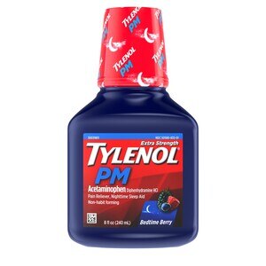  Tylenol PM Extra Strength Liquid Pain Reliever and Sleep Aid, 8 fl. OZ 