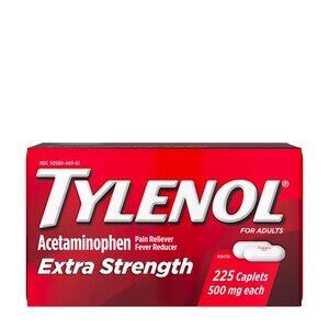 Tylenol Extra Strength Caplets With 500 Mg Acetaminophen, 225 Ct , CVS
