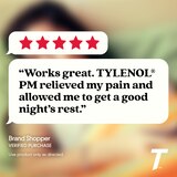 Tylenol PM Extra Strength Pain Reliever & Sleep Aid Caplets, thumbnail image 3 of 15