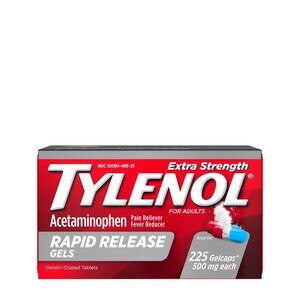 Tylenol Extra Strength Acetaminophen Rapid Release Gels, 225 Ct , CVS