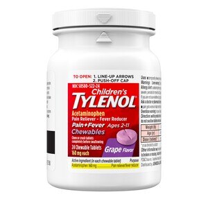 Children S Tylenol Chewable Dosage Chart