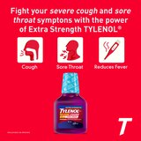 Tylenol Extra Strength Severe Cough + Sore Throat Night Liquid, 8 OZ, thumbnail image 5 of 10