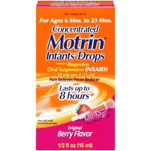 Concentrated Motrin Infant Drops Dosage Chart