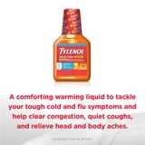 Tylenol Cold + Flu Severe Flu Medicine, Honey Lemon Flavor, 8 fl. OZ, thumbnail image 3 of 8