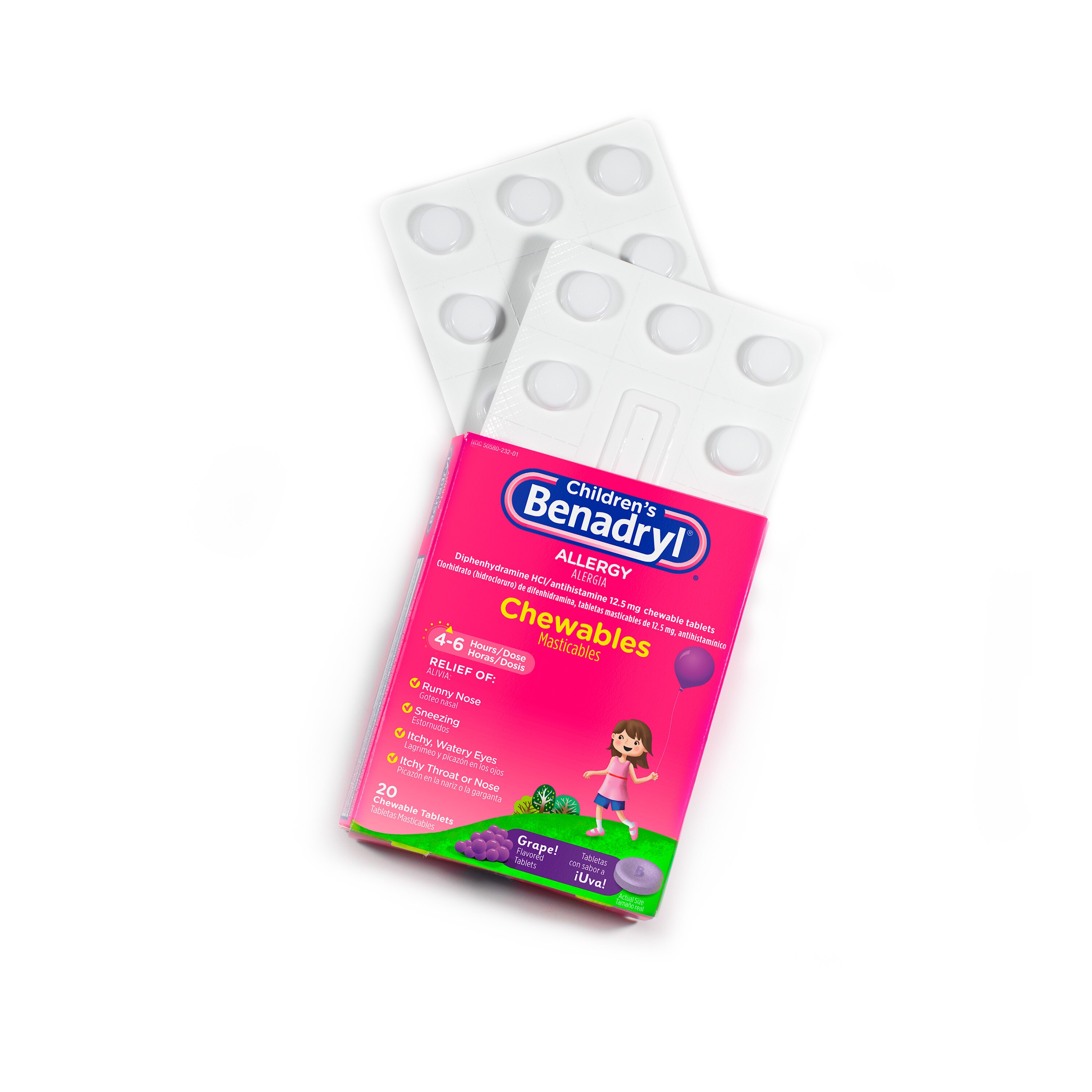 children's benadryl tablets for dogs