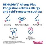 Benadryl Allergy Plus Congestion Ultratabs Allergy Medicine, 24 ct, thumbnail image 5 of 7
