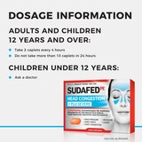 Sudafed PE Head Congestion + Flu Severe Tablets for Adults, 24 CT, thumbnail image 4 of 6