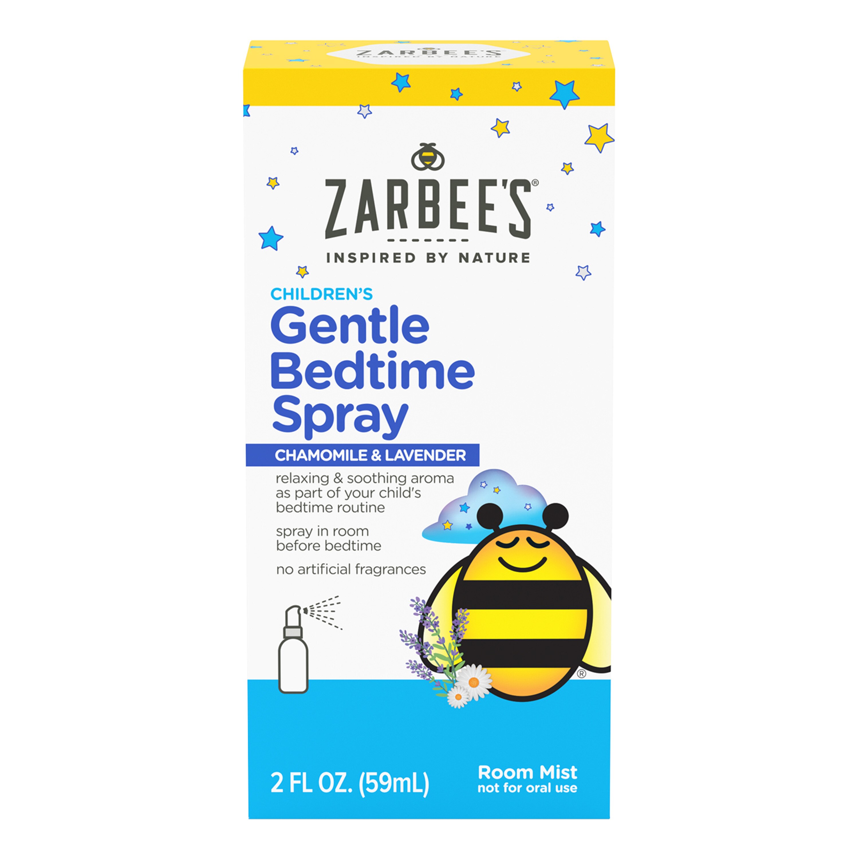 Zarbee's Gentle Bedtime Room Spray - Calming Chamomile & Lavender, 2 Oz , CVS