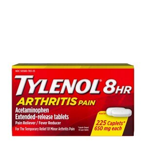 Tylenol 8 Hour Arthritis & Joint Pain Acetaminophen Tablets, 225 Ct , CVS
