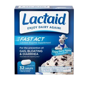 Lactaid Fast Act Lactose Intolerance Caplets, 32 Ct , CVS