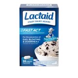 Lactaid Fast Act Lactose Intolerance Caplets, thumbnail image 1 of 10