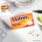 Motrin IB Migraine Relief 200 MG Ibuprofen Liquid Gel Caps, thumbnail image 5 of 15