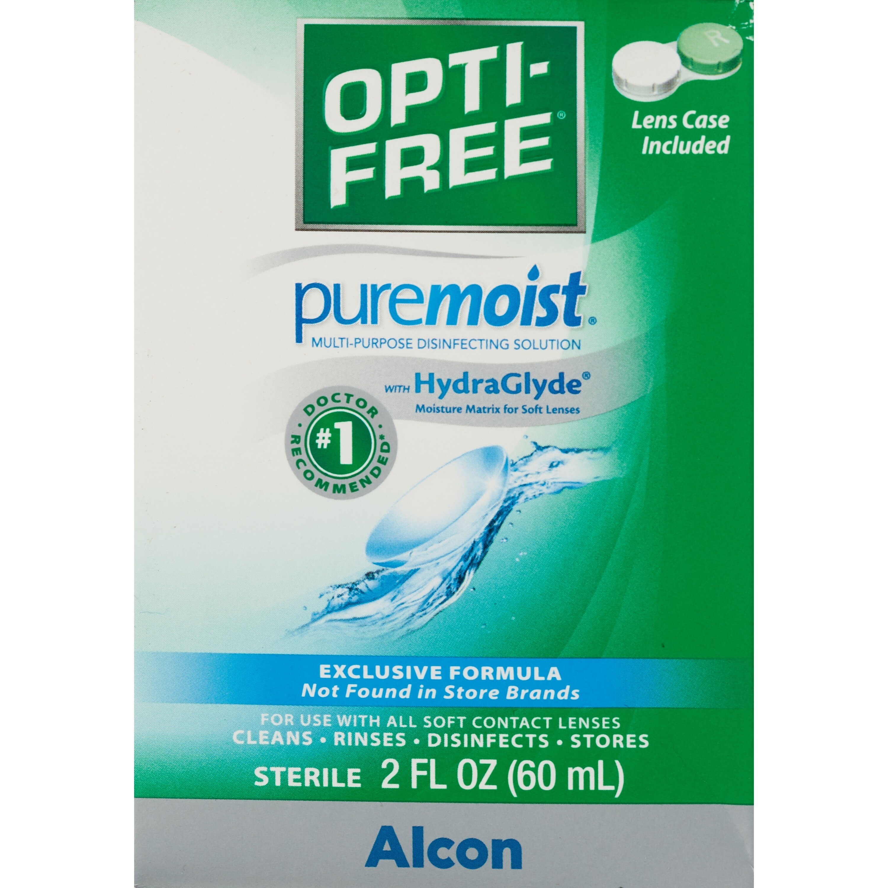Opti-Free PureMoist - Solución desinfectante multiuso