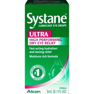 Systane Lubricant Eye Drops Ultra High Performing Dry Eye Relief - 0.1 Oz , CVS