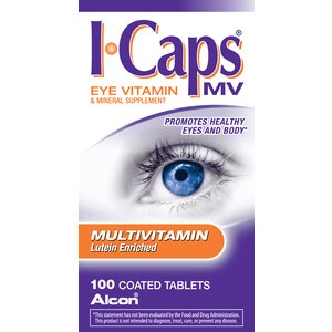ICaps Eye Vitamin - Fórmula de multivitaminas para la vista, 100 u.
