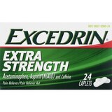 Excedrin Extra Strength Headache Pain Relief Caplets, thumbnail image 1 of 8