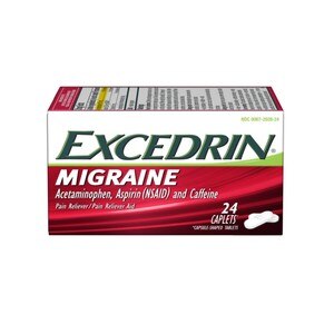 Excedrin Migraine - Cápsulas para el alivio de la migraña