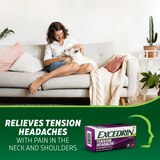 Excedrin Tension Headache Relief Caplets without Aspirin, 100 CT, thumbnail image 5 of 9