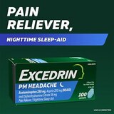 Excedrin PM Headache Pain Reliever/Nighttime Sleep-Aid Caplets, thumbnail image 5 of 8