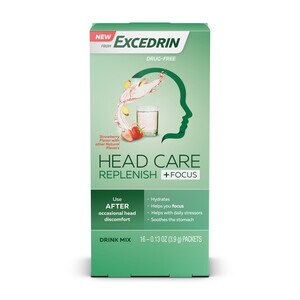 Head Care Replenish + Focus From Excedrin Drink Mix, 16 Ct , CVS