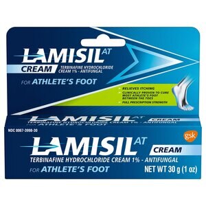Lamisil AT - Crema antifúngica para el pie de atleta, potencia medicinal máxima, 1 oz