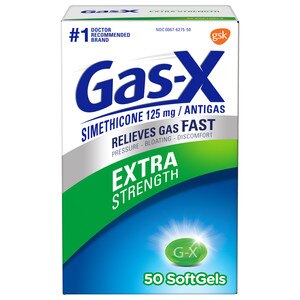 Gas-X Extra Strength Gas Relief Softgels, 50 Count