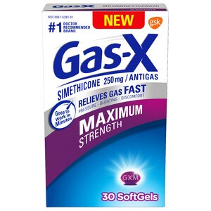 Gas-X Maximum Strength Softgels for Fast Gas Relief, 30 Count