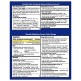 Theraflu Severe Cold and Flu Medicine Daytime/Nighttime Cold and Flu Medicine for Multi-symptom Cold Relief, Tea Infused Flavors - 12 Powder Packets, thumbnail image 2 of 9