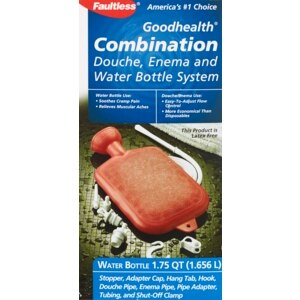Goodhealth Combination - Sistema de irrigador vaginal, enema y bolsa de agua caliente