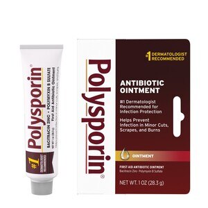 Polysporin First Aid Topical Antibiotic Ointment, Travel Size, 1 OZ