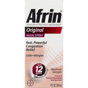 Afrin 12HR Original Nasal Spray, 1 Oz , CVS