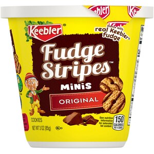 Keebler Mini Fudge Stripes Cookies Cup, 3 Oz , CVS