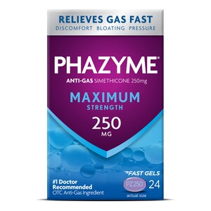  Phazyme 250mg Anti-Gas Soft Gels 