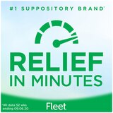 Fleet Laxative Glycerin Suppositories for Adult Constipation, 100 CT, thumbnail image 2 of 8
