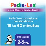 Pedia-Lax Liquid Glycerin Suppositories for Kids, thumbnail image 2 of 7