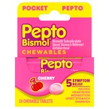 Pepto Bismol, 5 Symptom Relief Chewable Tablets, thumbnail image 1 of 4