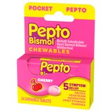 Pepto Bismol, 5 Symptom Relief Chewable Tablets, thumbnail image 2 of 4
