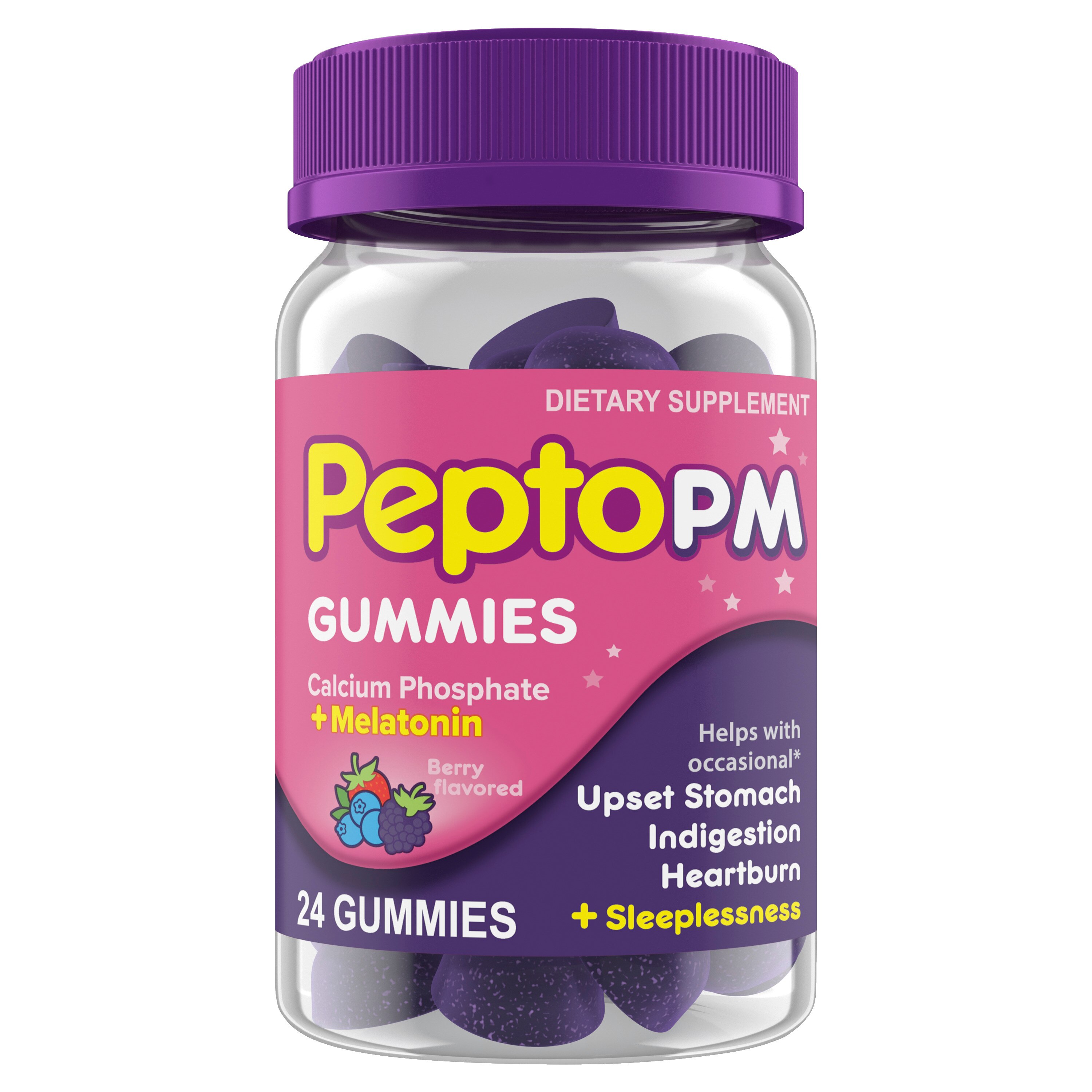 Pepto-Bismol Pepto PM Gummies, 24 Ct , CVS